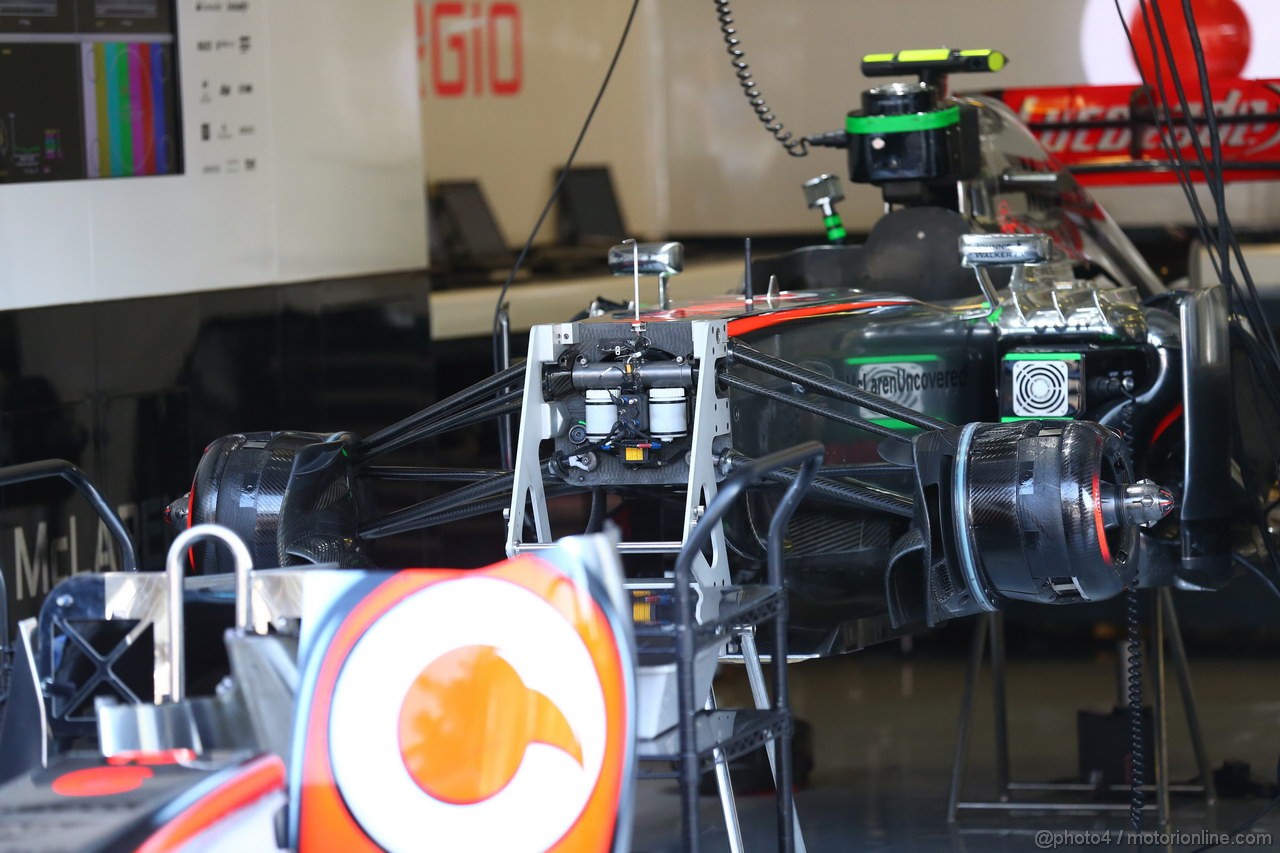 GP UNGHERIA, 27.07.2013- McLaren Mercedes MP4-28 tech details