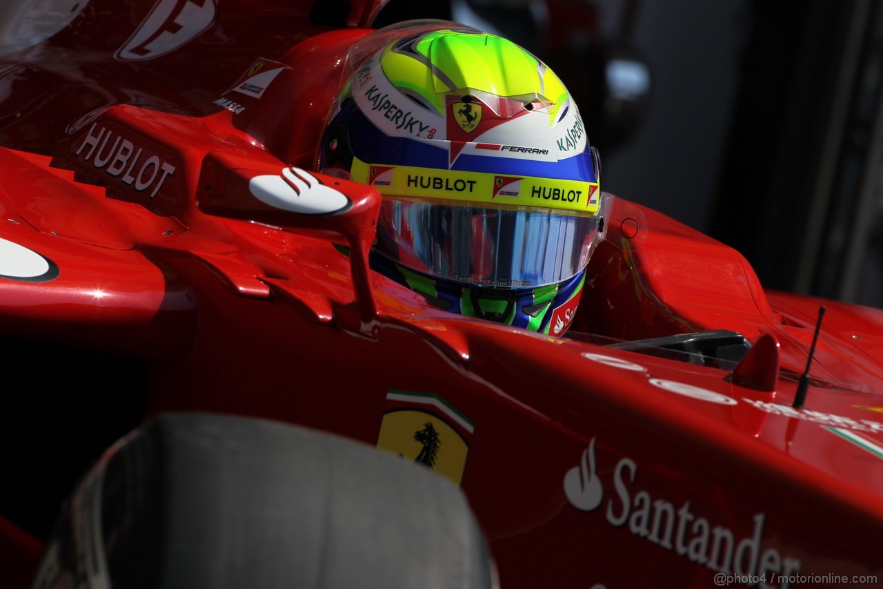 GP UNGHERIA, 27.07.2013- Free practice 3, Felipe Massa (BRA) Ferrari F138