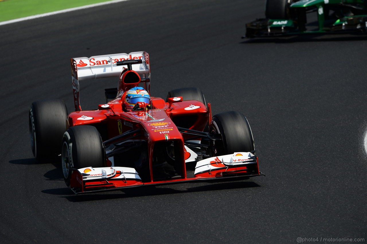 GP UNGHERIA, 27.07.2013- Free practice 3, Fernando Alonso (ESP) Ferrari F138