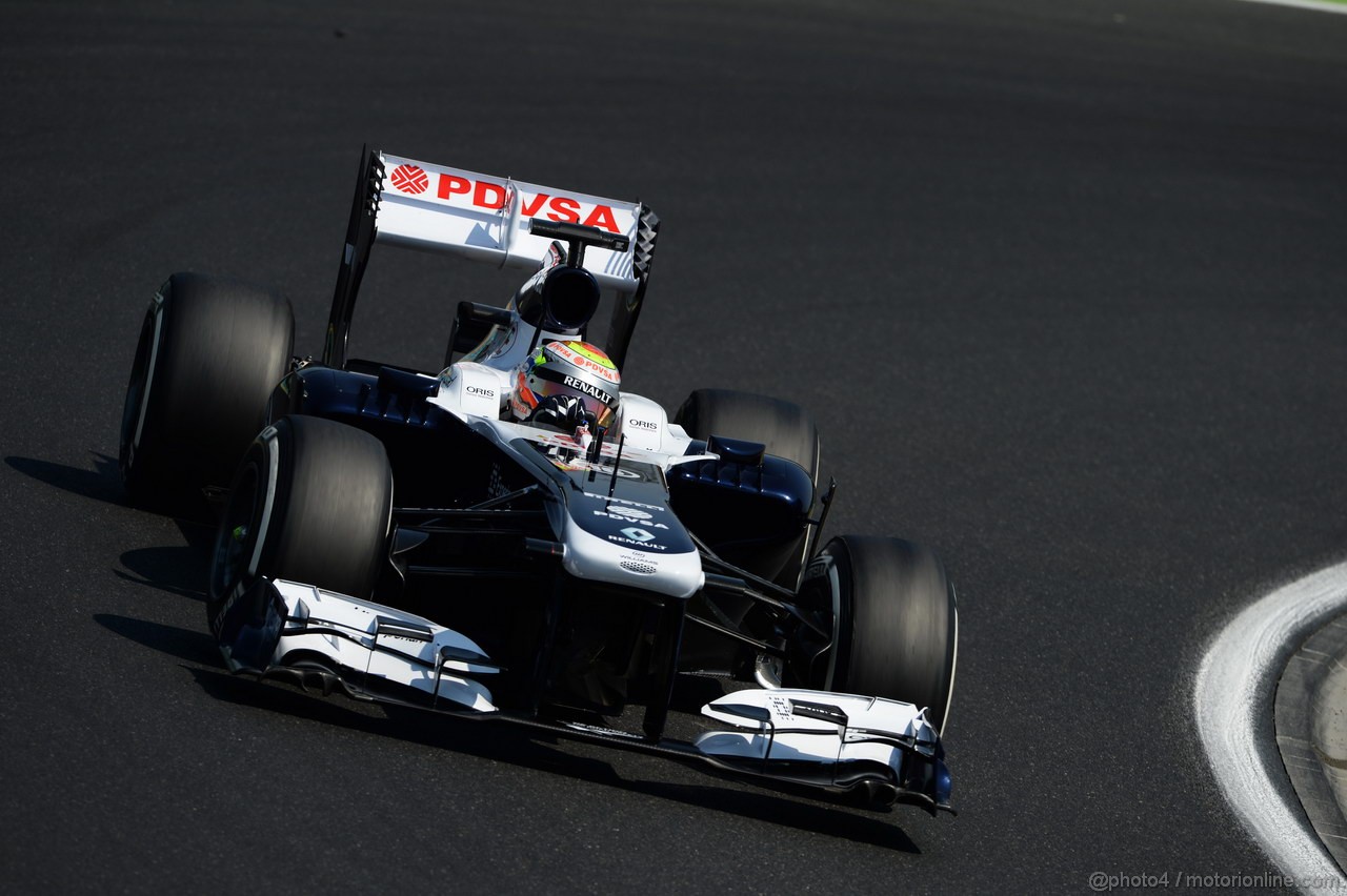 GP UNGHERIA, 27.07.2013- Free practice 3, Pastor Maldonado (VEN) Williams F1 Team FW35