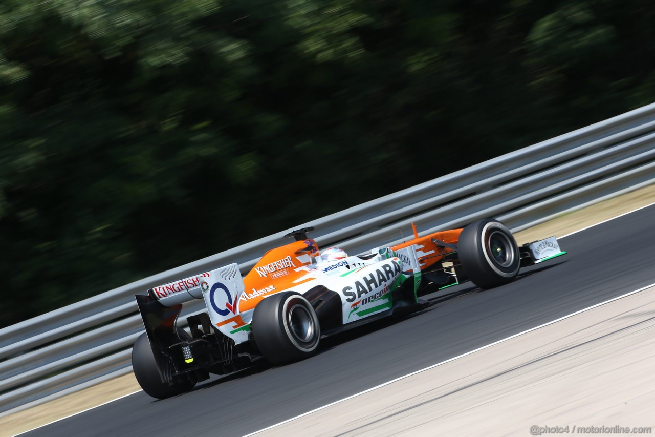 GP UNGHERIA, 27.07.2013- Free practice 3, Paul di Resta (GBR) Sahara Force India F1 Team VJM06