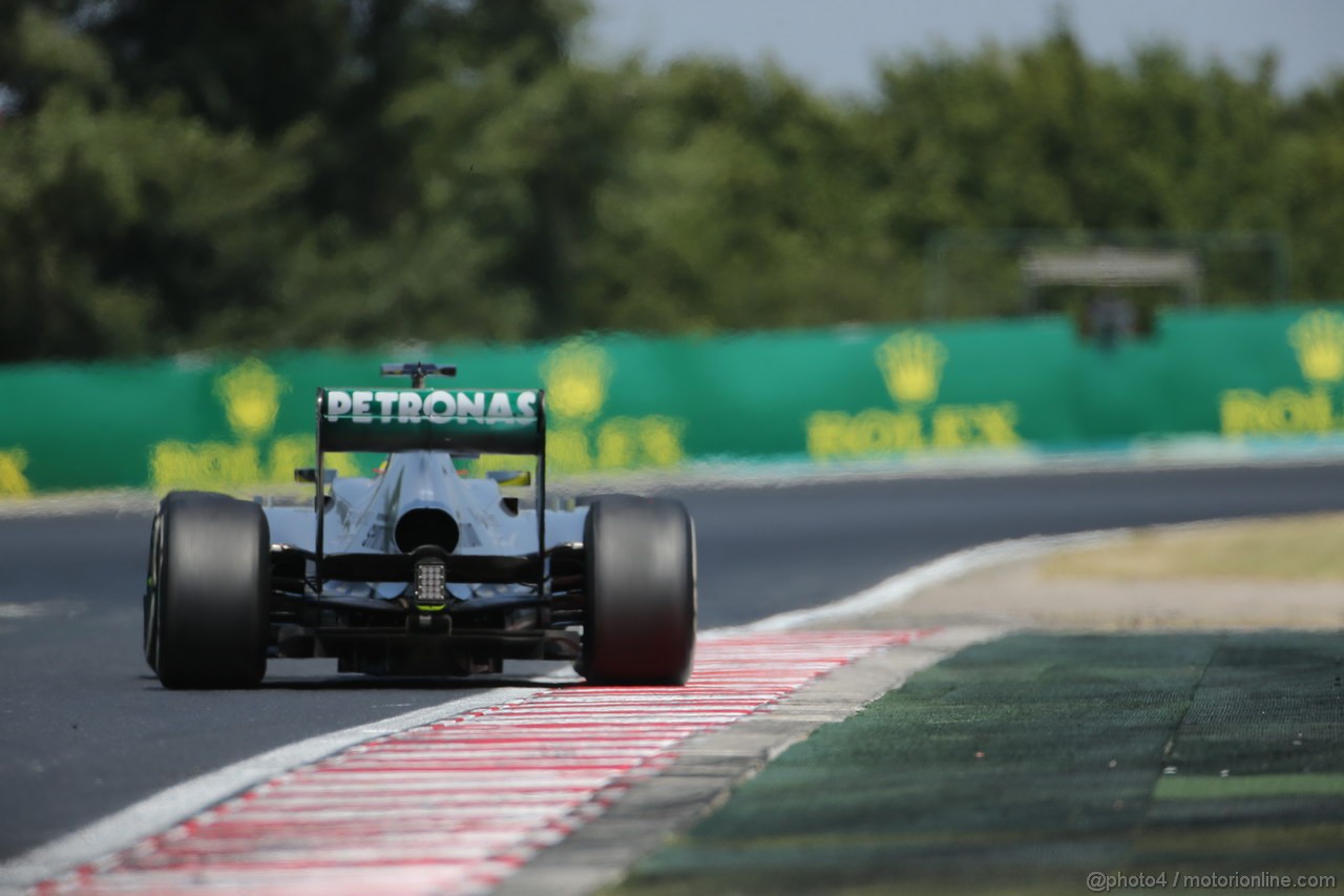 GP UNGHERIA, 27.07.2013- Free practice 3, Nico Rosberg (GER) Mercedes AMG F1 W04