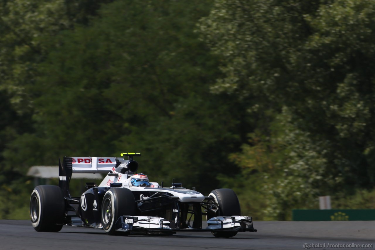 GP UNGHERIA, 27.07.2013- Free practice 3, Valtteri Bottas (FIN), Williams F1 Team FW35