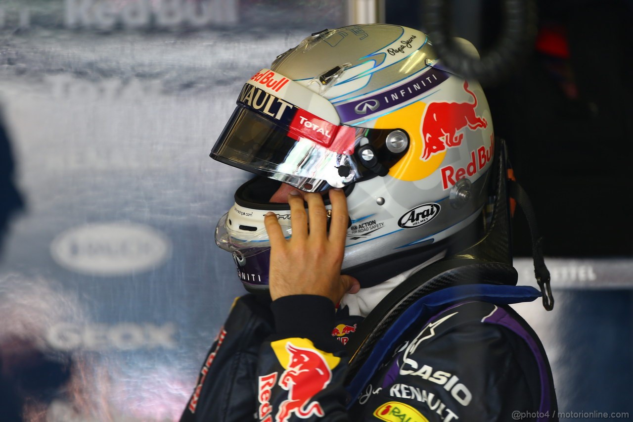 GP UNGHERIA, 27.07.2013- Free practice 3, Sebastian Vettel (GER) Red Bull Racing RB9