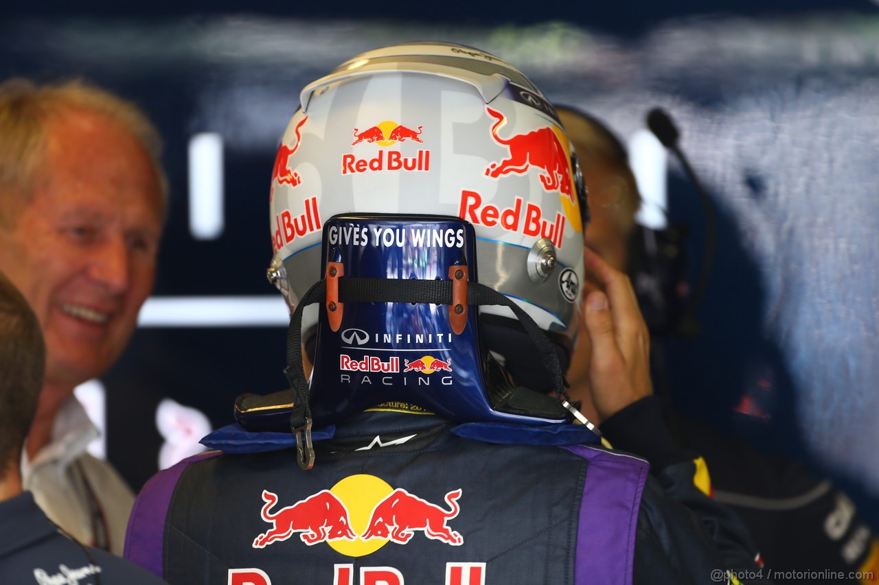 GP UNGHERIA, 27.07.2013- Free practice 3, Sebastian Vettel (GER) Red Bull Racing RB9