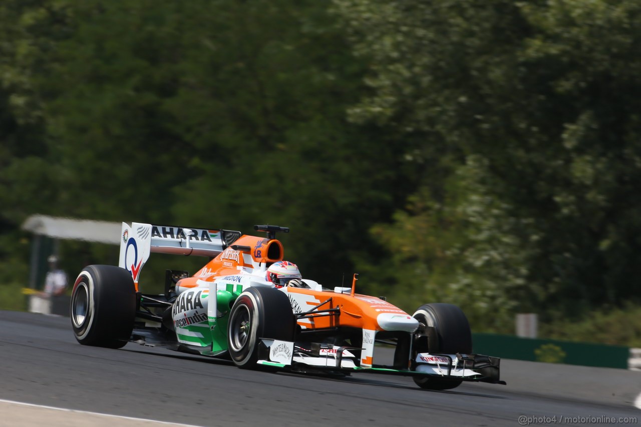 GP UNGHERIA, 27.07.2013- Free practice 3, Paul di Resta (GBR) Sahara Force India F1 Team VJM06