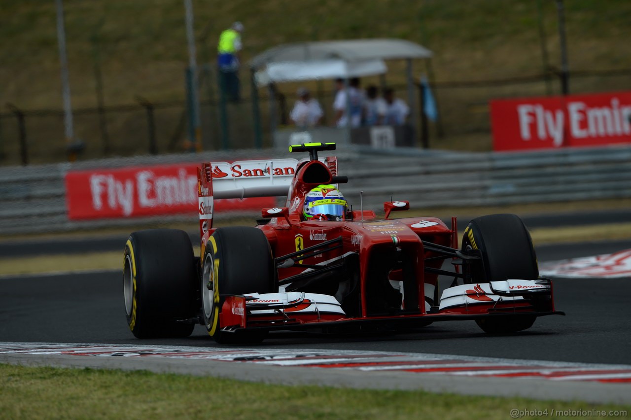 GP UNGHERIA, 27.07.2013- Qualifiche, Felipe Massa (BRA) Ferrari F138