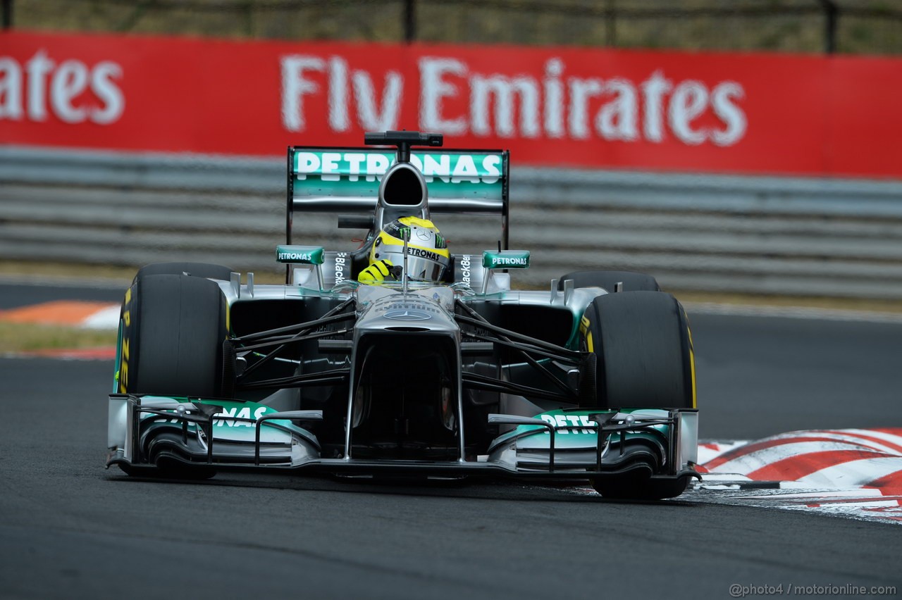 GP UNGHERIA, 27.07.2013- Qualifiche, Nico Rosberg (GER) Mercedes AMG F1 W04