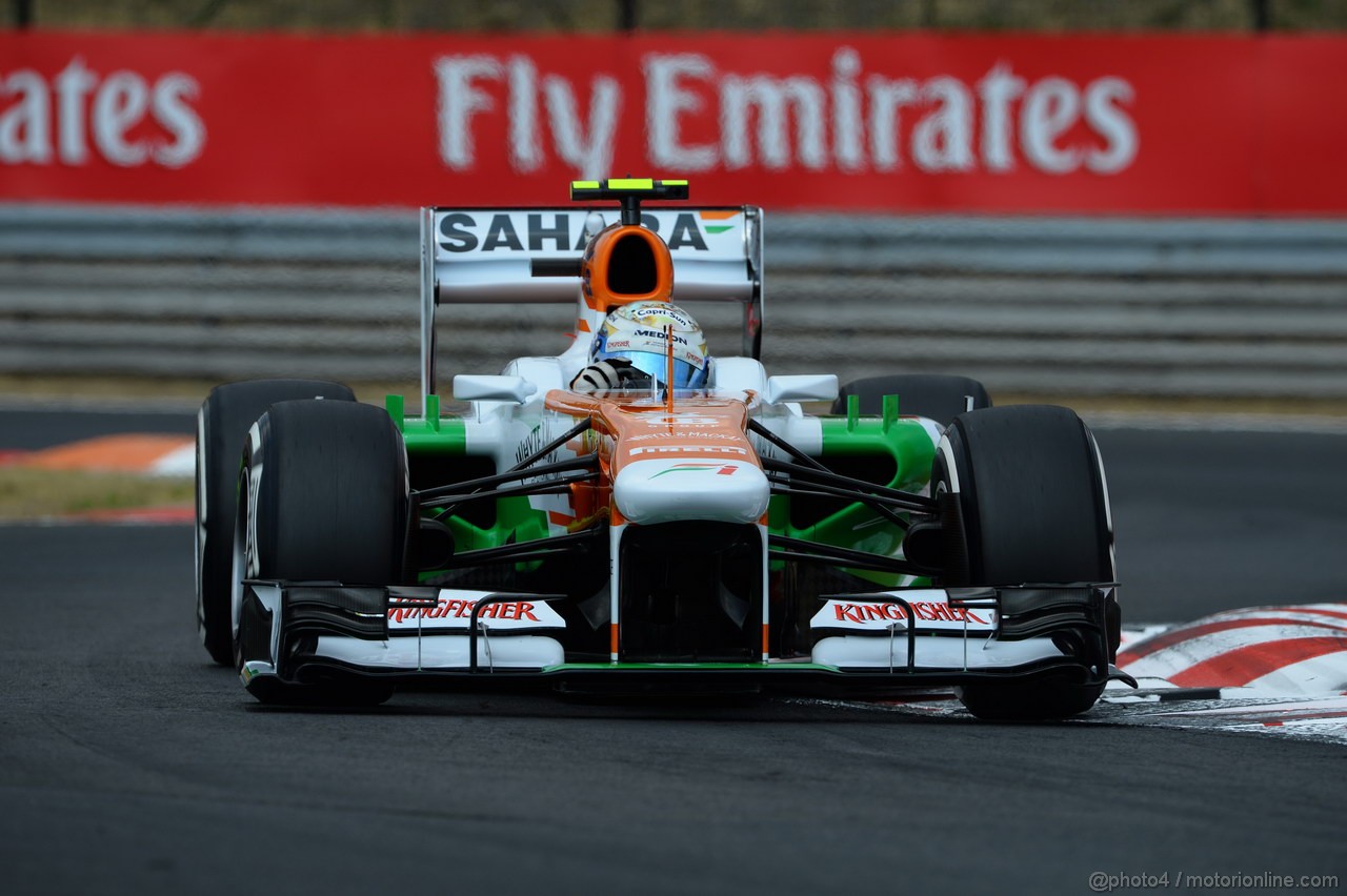 GP UNGHERIA, 27.07.2013- Qualifiche, Adrian Sutil (GER), Sahara Force India F1 Team VJM06