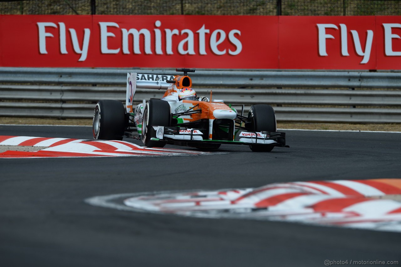 GP UNGHERIA, 27.07.2013- Qualifiche, Paul di Resta (GBR) Sahara Force India F1 Team VJM06