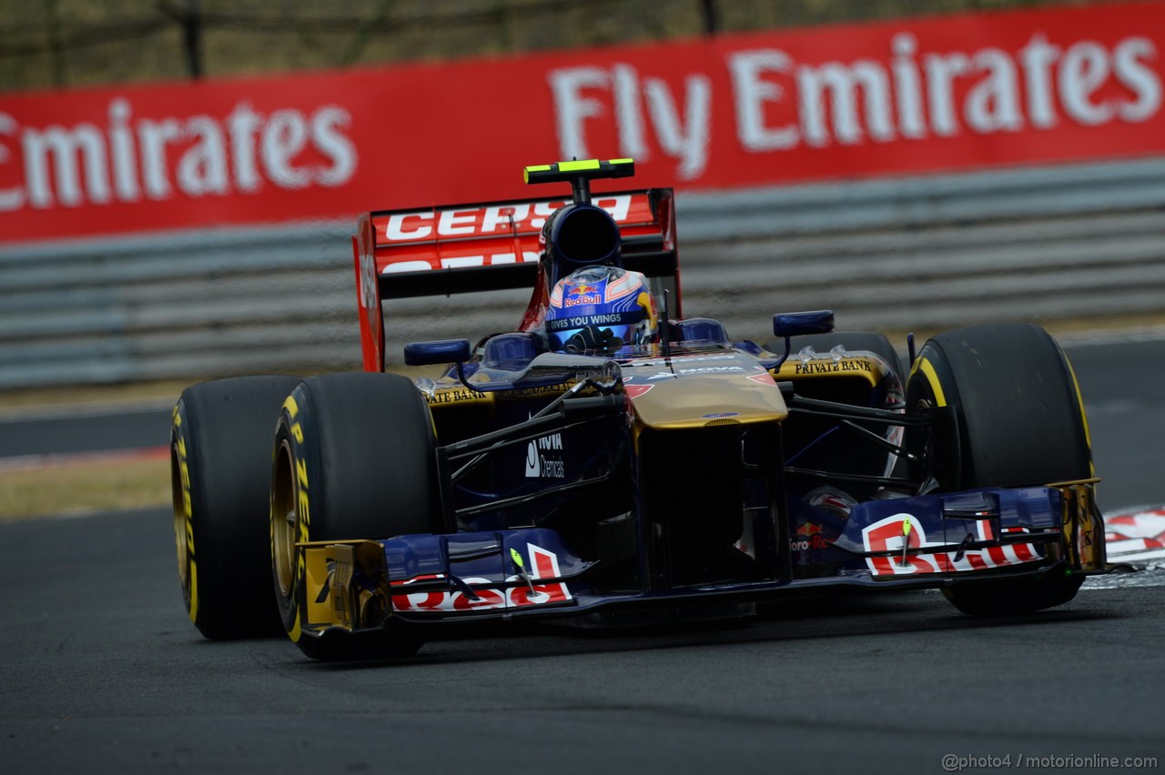 GP UNGHERIA, 27.07.2013- Qualifiche, Daniel Ricciardo (AUS) Scuderia Toro Rosso STR8