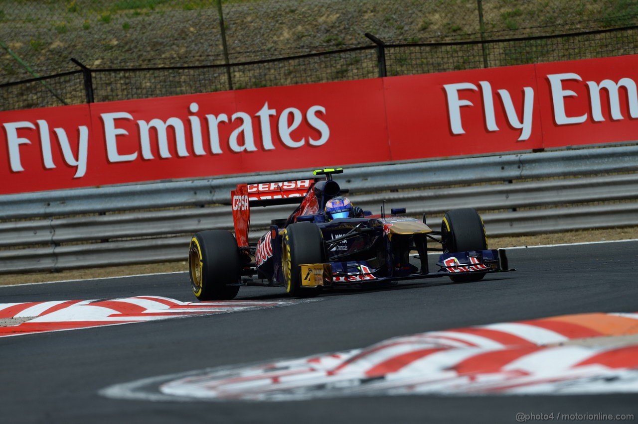 GP UNGHERIA, 27.07.2013- Qualifiche, Daniel Ricciardo (AUS) Scuderia Toro Rosso STR8