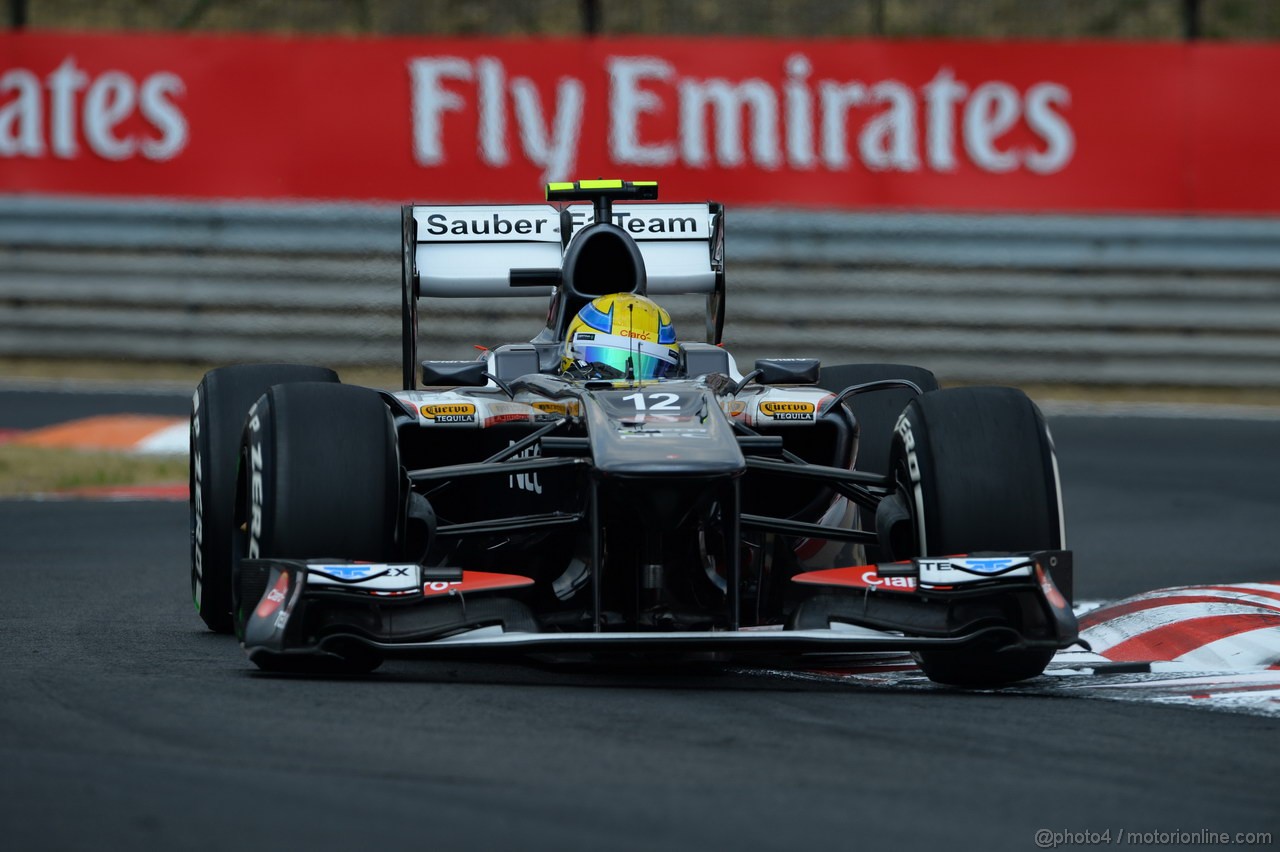 GP UNGHERIA, 27.07.2013- Qualifiche, Esteban Gutierrez (MEX), Sauber F1 Team C32