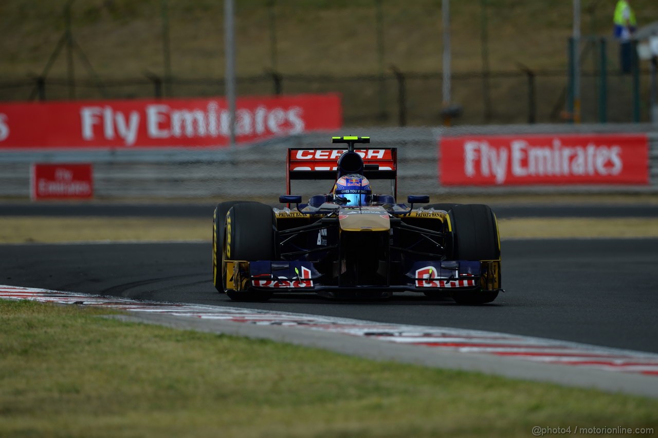 GP UNGHERIA, 27.07.2013- Qualifiche, Daniel Ricciardo (AUS) Scuderia Toro Rosso STR8