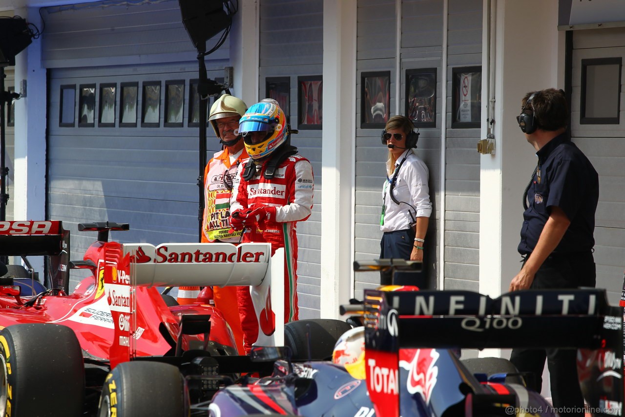 GP UNGHERIA, 27.07.2013- Qualifiche, Fernando Alonso (ESP) Ferrari F138
