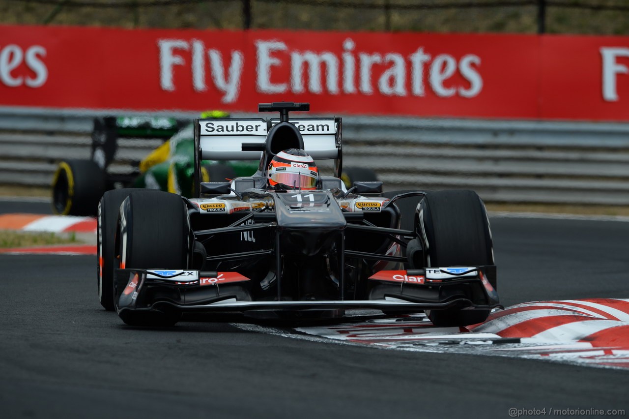 GP UNGHERIA, 27.07.2013- Qualifiche, Nico Hulkenberg (GER) Sauber F1 Team C32