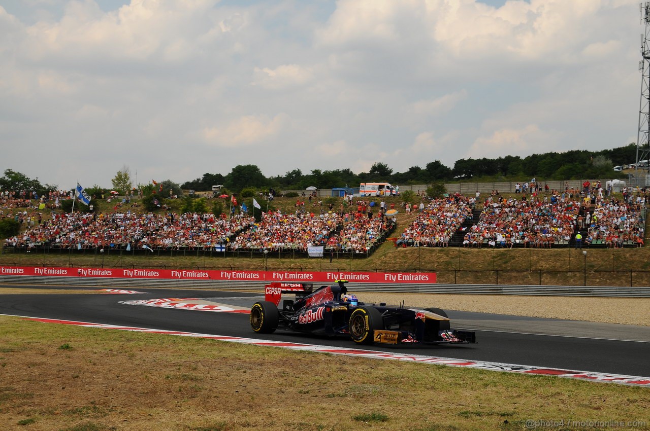 GP UNGHERIA, 27.07.2013- Qualifiche, Daniel Ricciardo (AUS) Scuderia Toro Rosso STR8