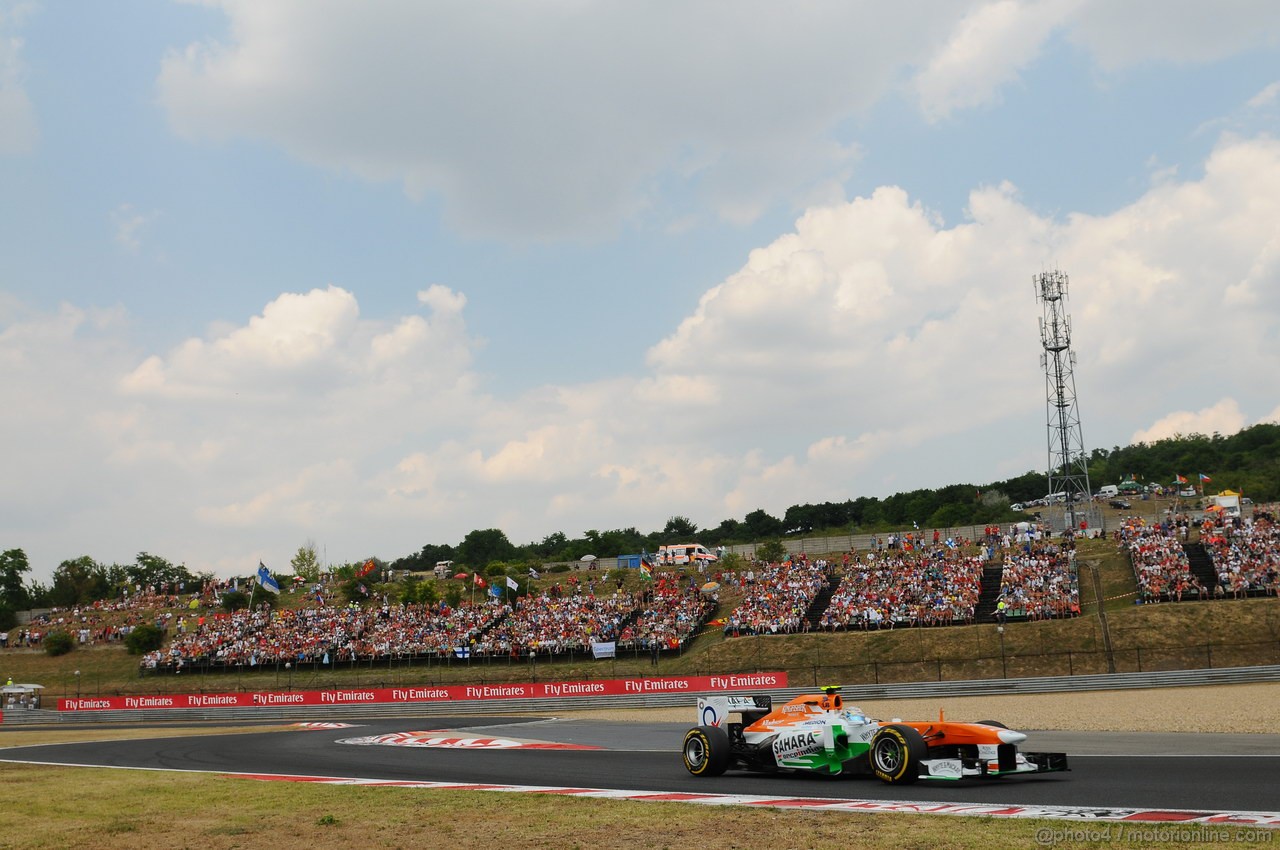 GP UNGHERIA, 27.07.2013- Qualifiche, Adrian Sutil (GER), Sahara Force India F1 Team VJM06