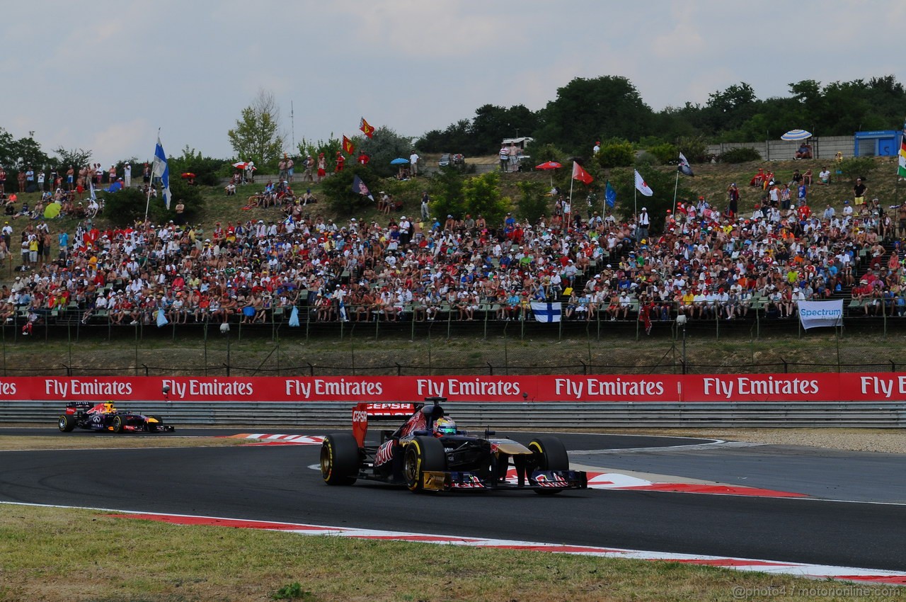 GP UNGHERIA, 27.07.2013- Qualifiche, Jean-Eric Vergne (FRA) Scuderia Toro Rosso STR8