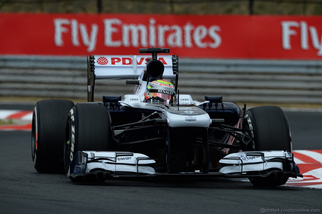 GP UNGHERIA, 27.07.2013- Qualifiche, Pastor Maldonado (VEN) Williams F1 Team FW35