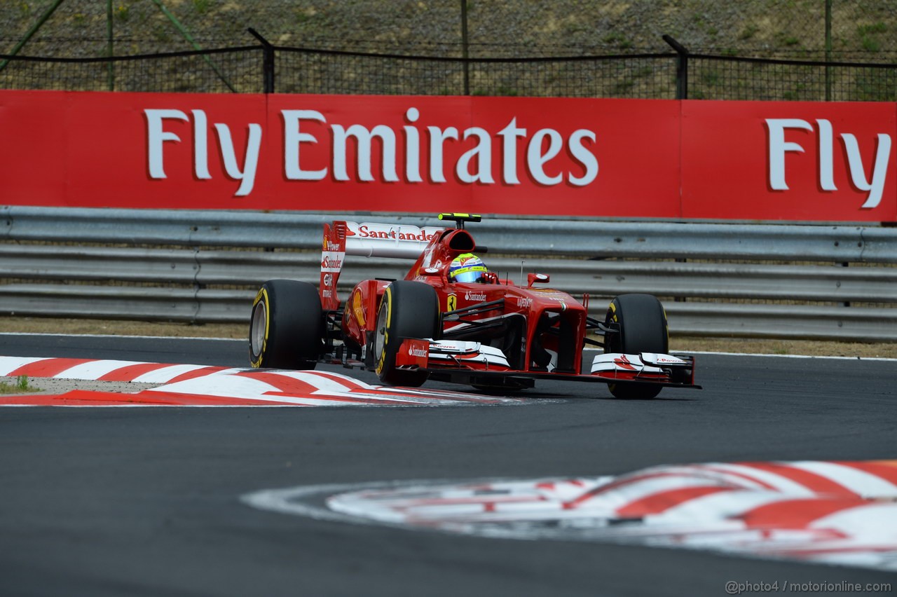 GP UNGHERIA, 27.07.2013- Qualifiche, Felipe Massa (BRA) Ferrari F138