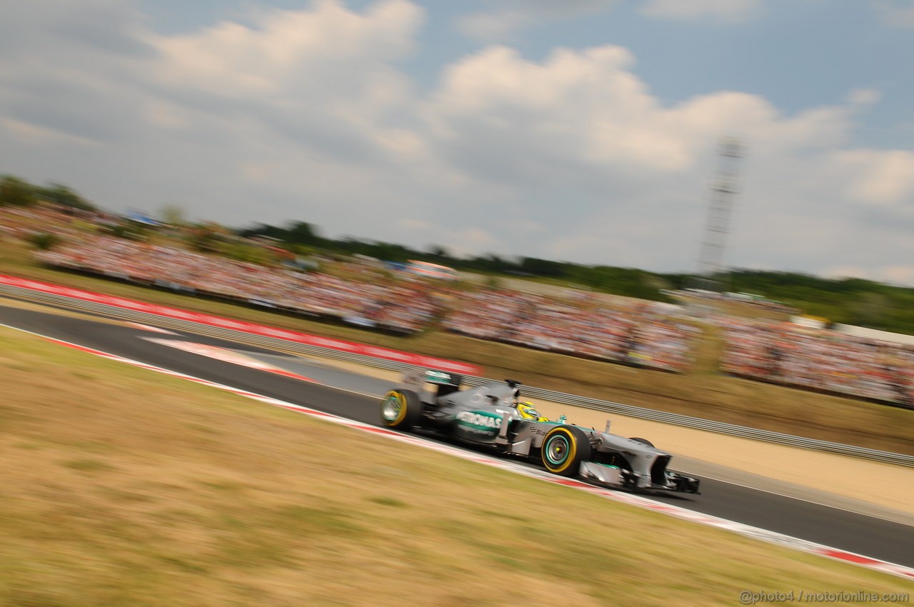 GP UNGHERIA, 27.07.2013- Qualifiche, Nico Rosberg (GER) Mercedes AMG F1 W04