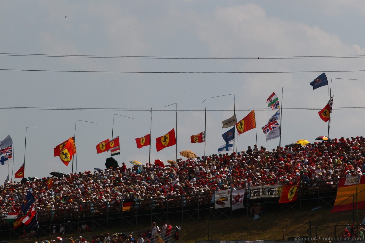 GP UNGHERIA, 27.07.2013- Qualifiche, Grandstands
