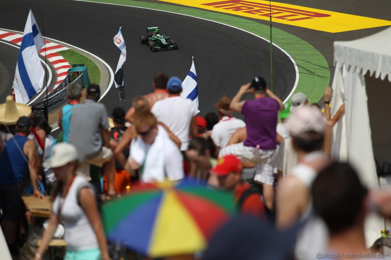 GP UNGHERIA, 27.07.2013- Qualifiche, Giedo Van der Garde (NED), Caterham F1 Team CT03