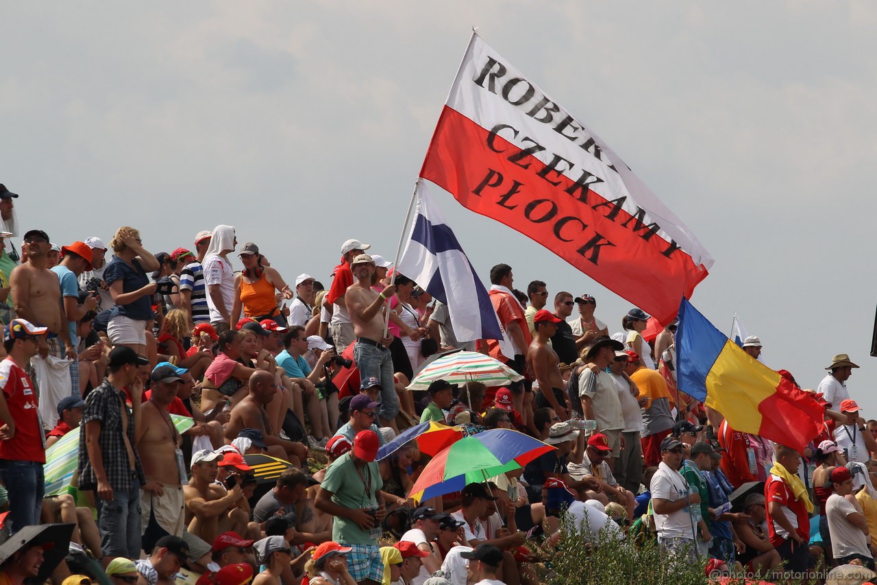 GP UNGHERIA, 27.07.2013- Qualifiche, Atmosphere grandstands