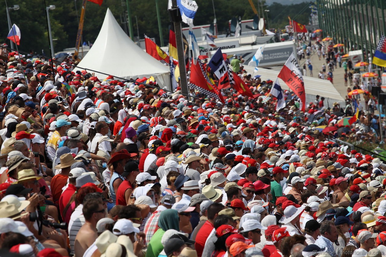 GP UNGHERIA, 27.07.2013- Qualifiche, Atmosphere grandstands