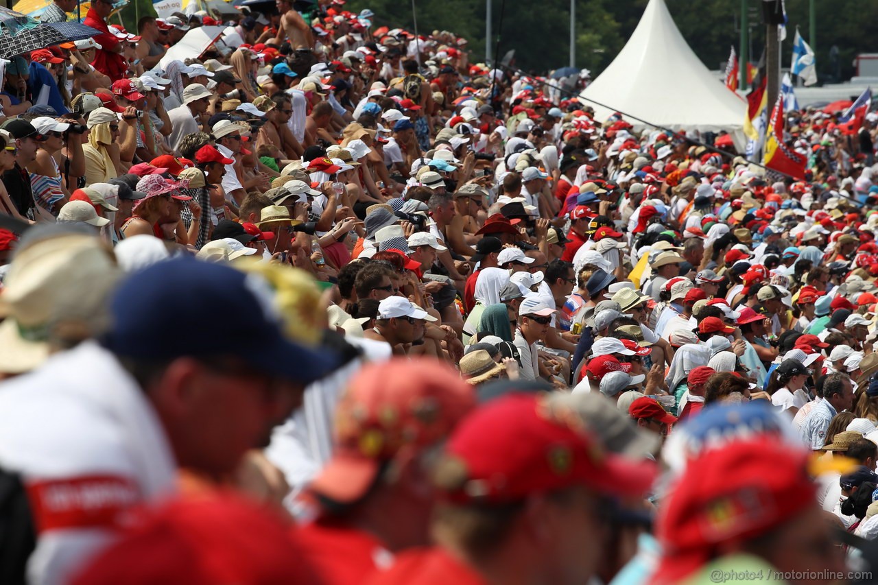 GP UNGHERIA, 27.07.2013- Qualifiche, Atmosphere grandstands