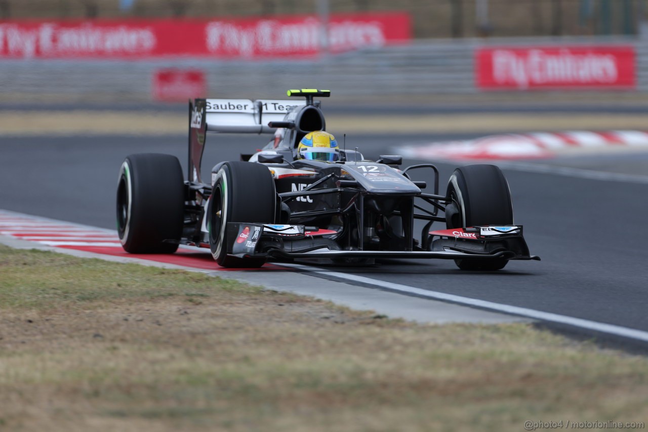 GP UNGHERIA, 27.07.2013- Qualifiche, Esteban Gutierrez (MEX), Sauber F1 Team C32
