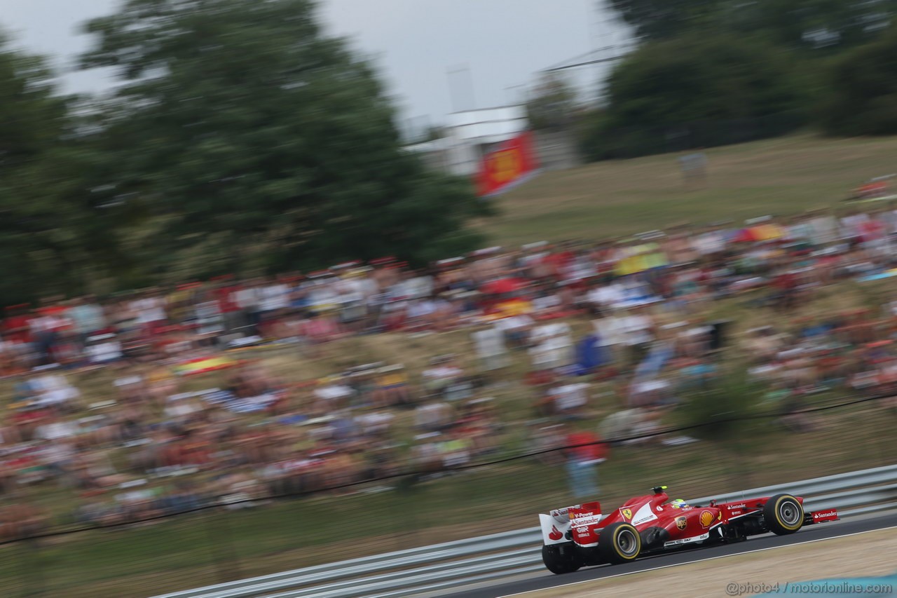 GP UNGHERIA, 27.07.2013- Qualifiche, Felipe Massa (BRA) Ferrari F138