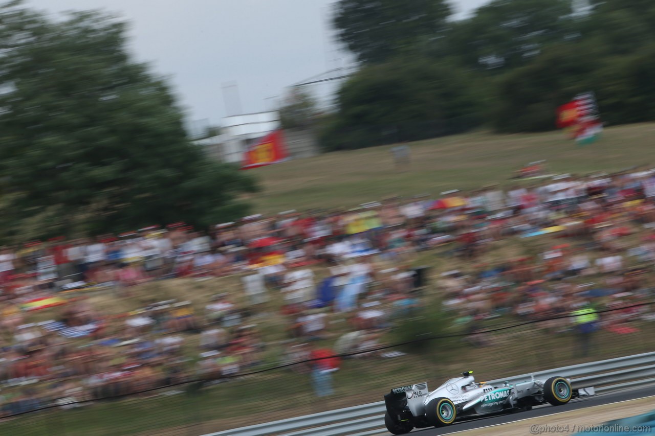 GP UNGHERIA, 27.07.2013- Qualifiche, Lewis Hamilton (GBR) Mercedes AMG F1 W04