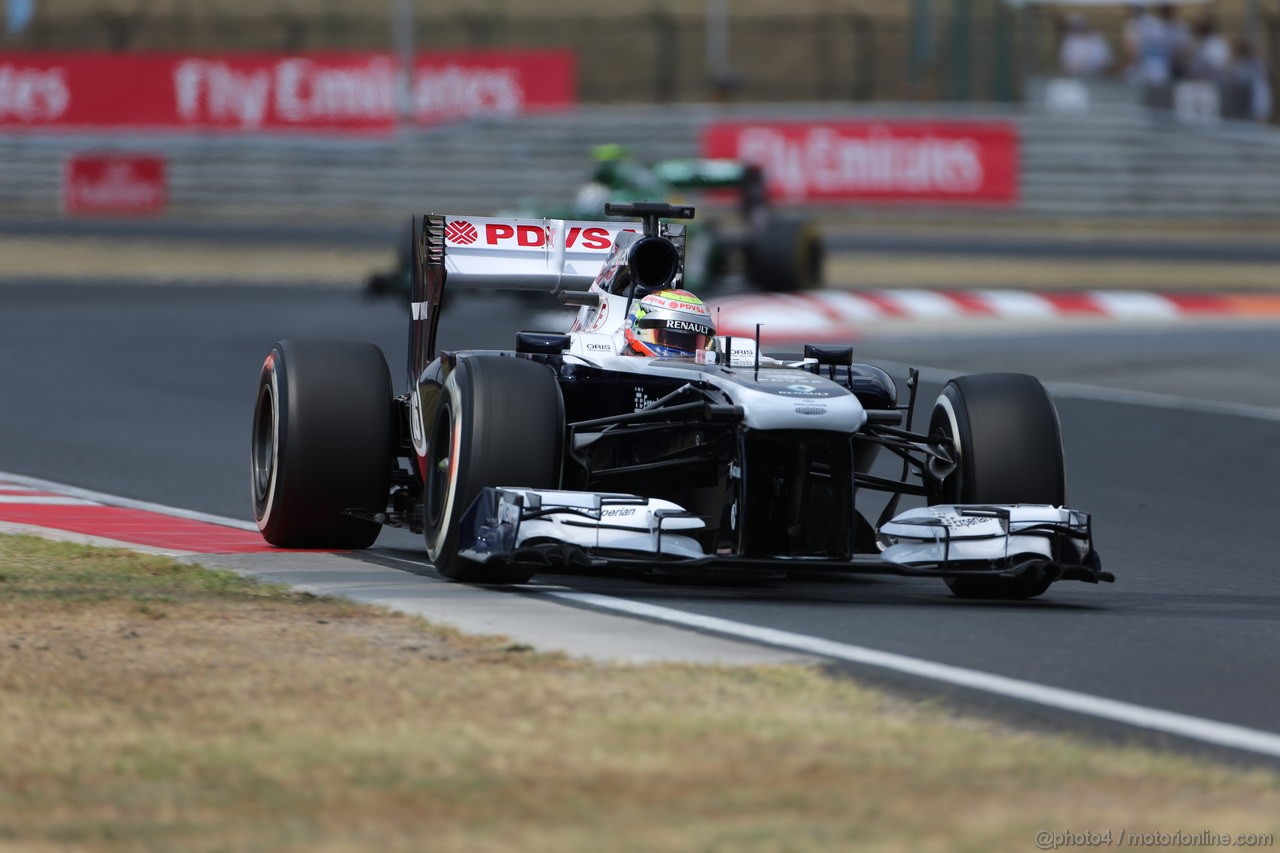 GP UNGHERIA, 27.07.2013- Qualifiche, Pastor Maldonado (VEN) Williams F1 Team FW35