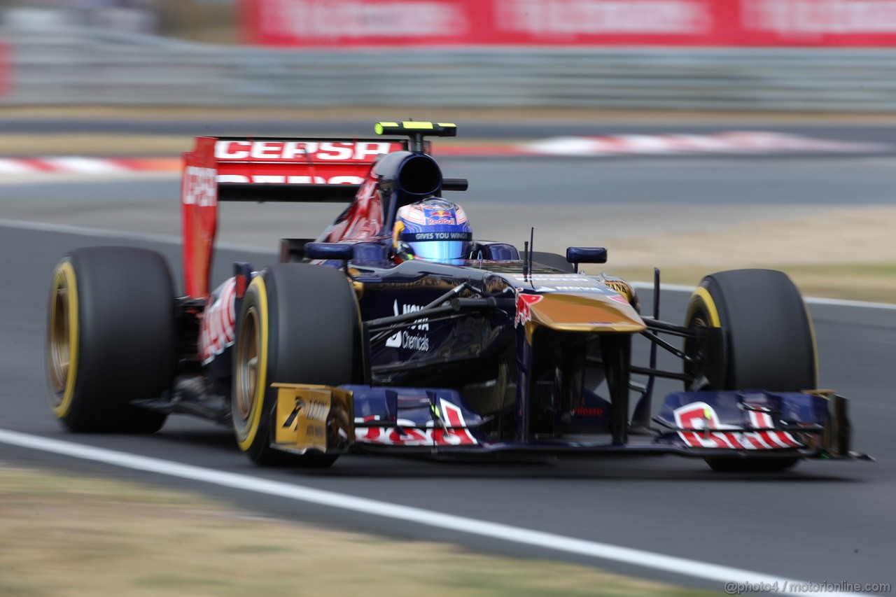 GP UNGHERIA, 27.07.2013- Qualifiche, Daniel Ricciardo (AUS) Scuderia Toro Rosso STR8
