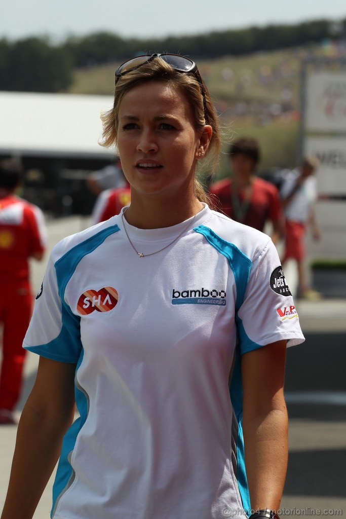 GP UNGHERIA, 27.07.2013- GP3 Driver Carmen Jord (ESP) Bamboo Engineering
