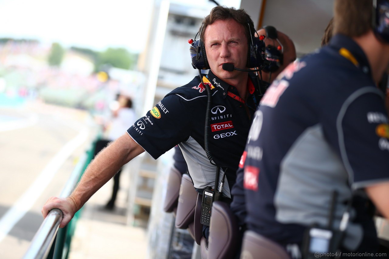 GP UNGHERIA, 27.07.2013- Qualifiche, Christian Horner (GBR), Red Bull Racing, Sporting Director 