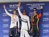 GP UNGHERIA, 27.07.2013- Qualifiche, Pole position celebration: pole Lewis Hamilton (GBR) Mercedes AMG F1 W04, 2nd Sebastian Vettel (GER) Red Bull Racing RB9, 3rd Romain Grosjean (FRA) Lotus F1 Team E213