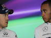 GP UNGHERIA, 27.07.2013- Qualifiche, Sebastian Vettel (GER) Red Bull Racing RB9 e Lewis Hamilton (GBR) Mercedes AMG F1 W04
