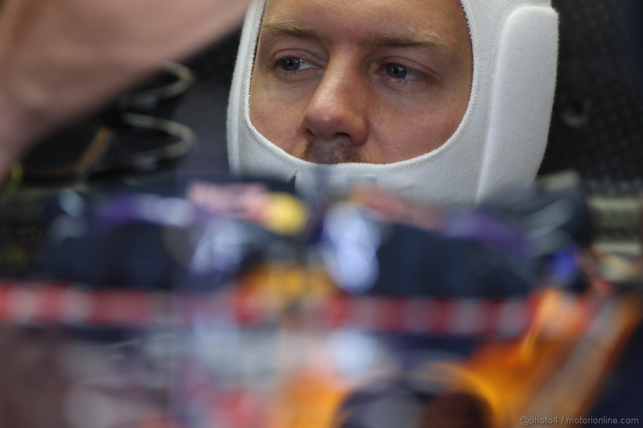 GP UNGHERIA, 26.07.2013- Free practice 1, Sebastian Vettel (GER) Red Bull Racing RB9