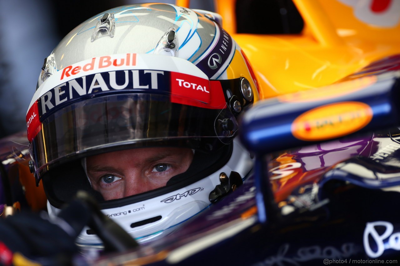 GP UNGHERIA, 26.07.2013- Free practice 1, Sebastian Vettel (GER) Red Bull Racing RB9