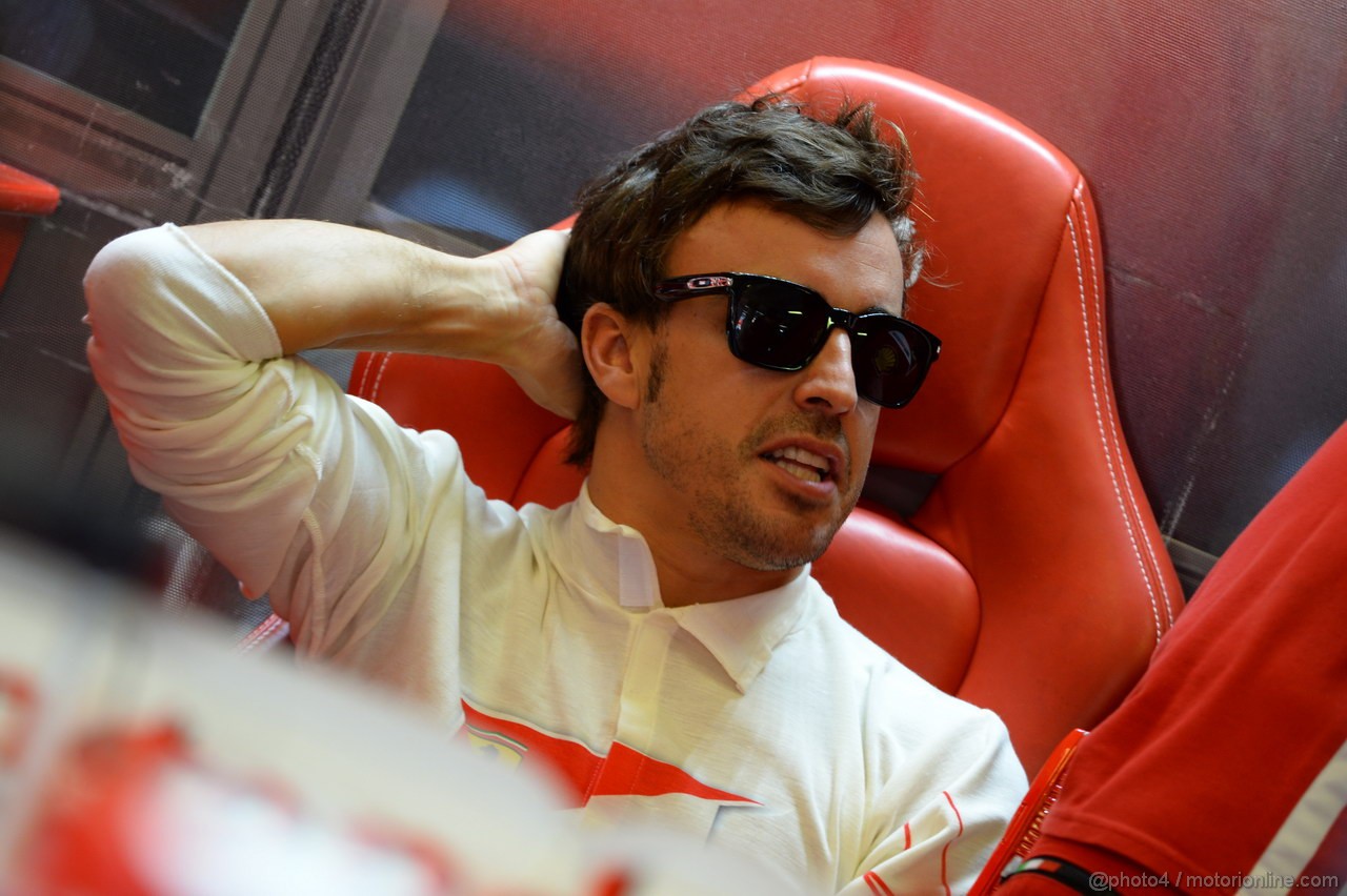 GP UNGHERIA, 26.07.2013- Free practice 1, Fernando Alonso (ESP) Ferrari F138