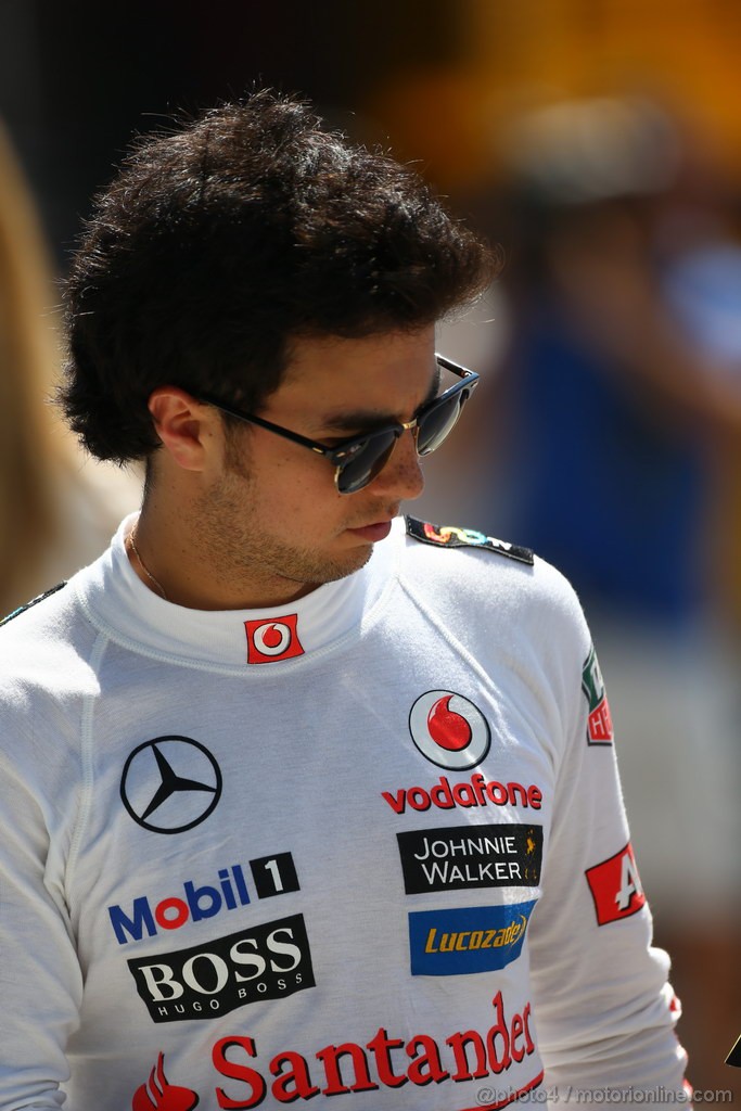 GP UNGHERIA, 26.07.2013- Free practice 1, Sergio Perez (MEX) McLaren MP4-28