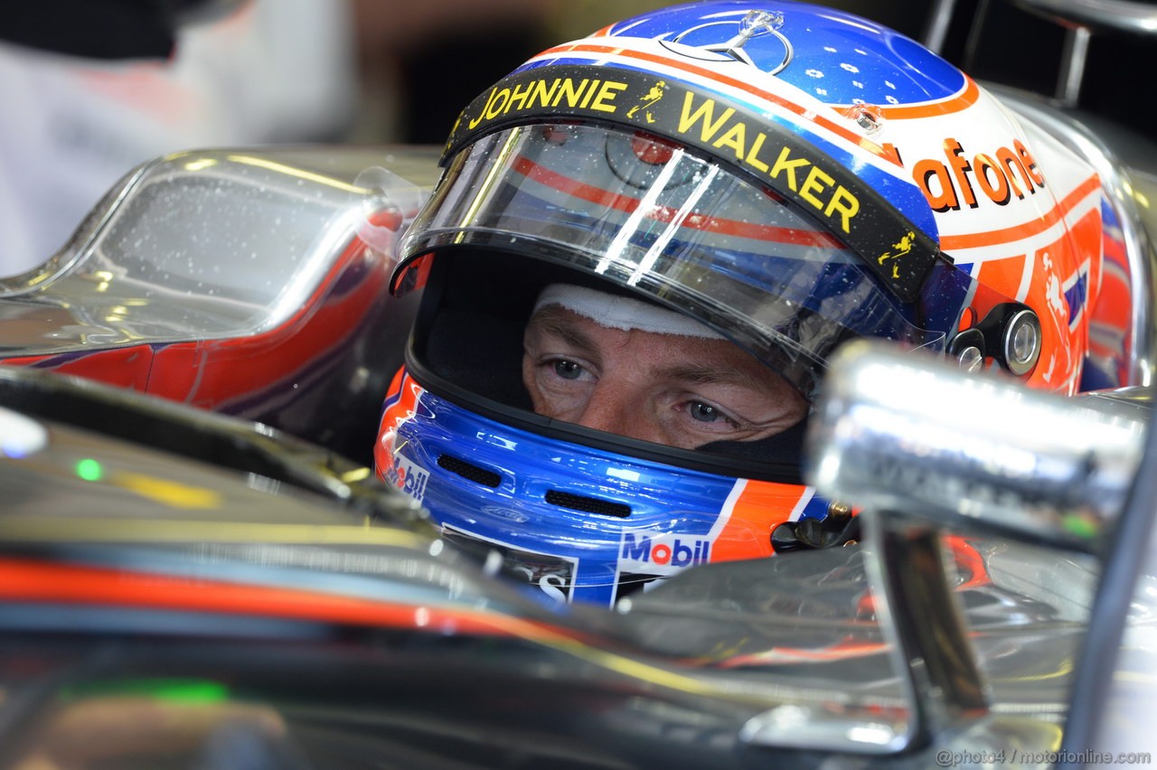 GP UNGHERIA, 26.07.2013- Free practice 1, Jenson Button (GBR) McLaren Mercedes MP4-28