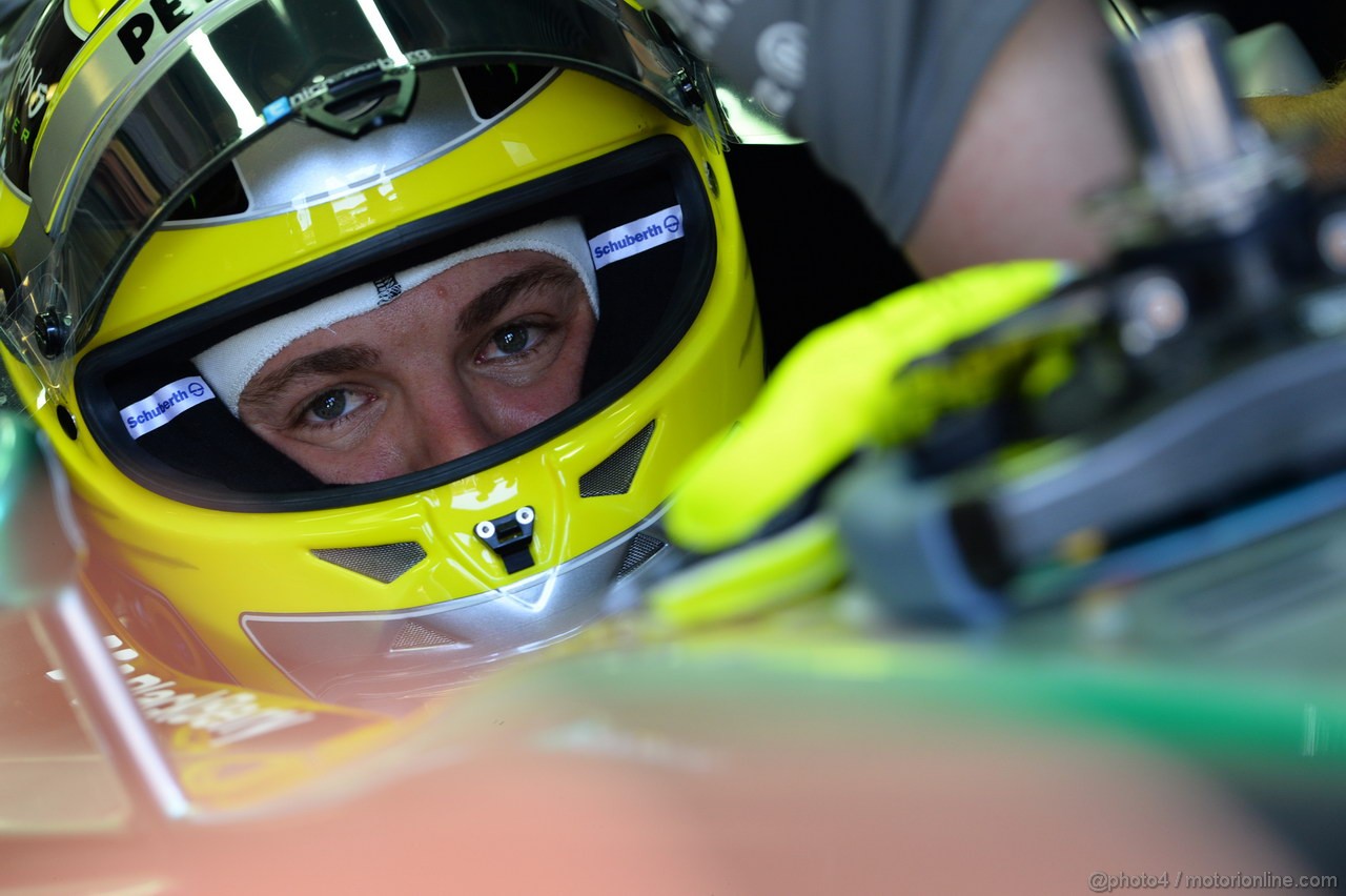 GP UNGHERIA, 26.07.2013- Free practice 1, Nico Rosberg (GER) Mercedes AMG F1 W04