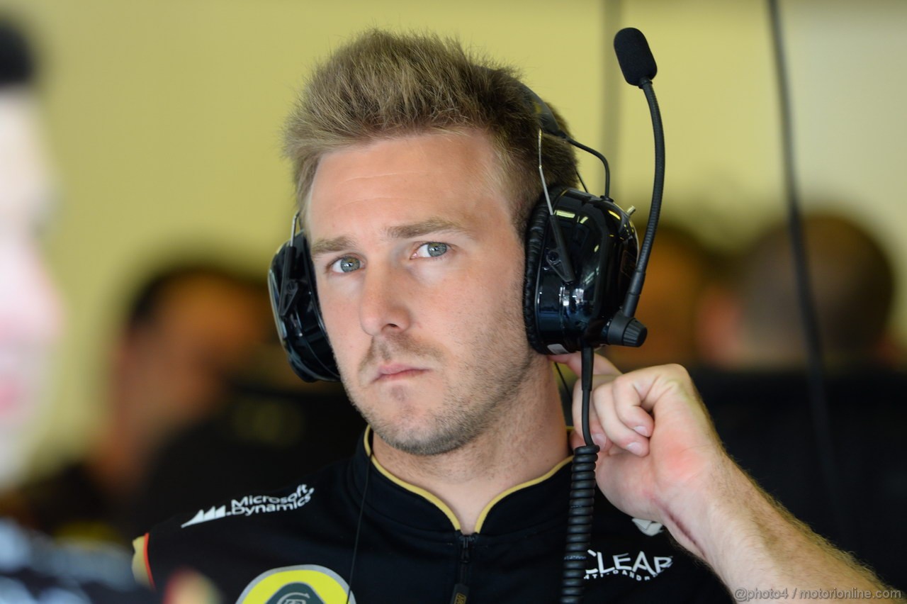 GP UNGHERIA, 26.07.2013- Davide Valsecchi (ITA) Lotus F1 Team E21 3rd driver