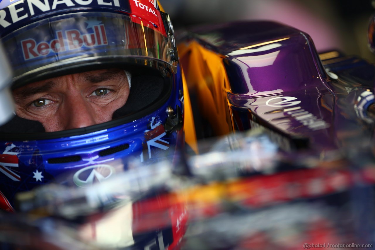 GP UNGHERIA, 26.07.2013- Free practice 1, Mark Webber (AUS) Red Bull Racing RB9