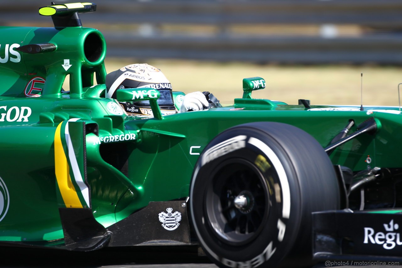 GP UNGHERIA, 26.07.2013- Free practice 1, Giedo Van der Garde (NED), Caterham F1 Team CT03