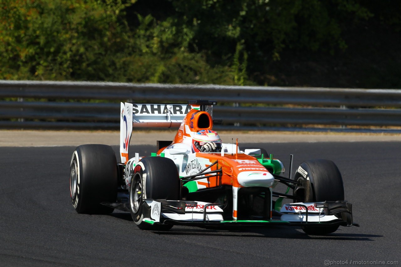 GP UNGHERIA, 26.07.2013- Free practice 1, Paul di Resta (GBR) Sahara Force India F1 Team VJM06